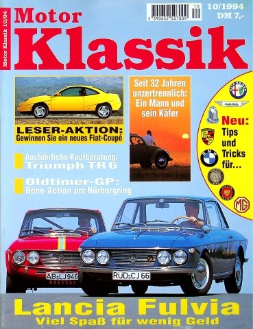 Deckblatt Motor Klassik (10/1994)